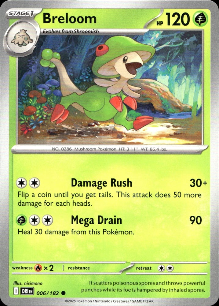 Breloom - SV10 6/182