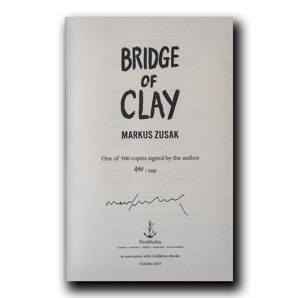 Zusak, Markus -- Bridge of Clay [Book]