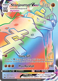 Stonjourner VMAX (Secret) 205/202 Secret Rare NM