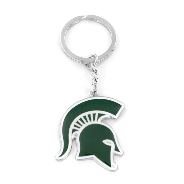 Michigan State Spartans Metal Keychain