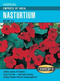 Empress of India Nasturtium Seed Pack