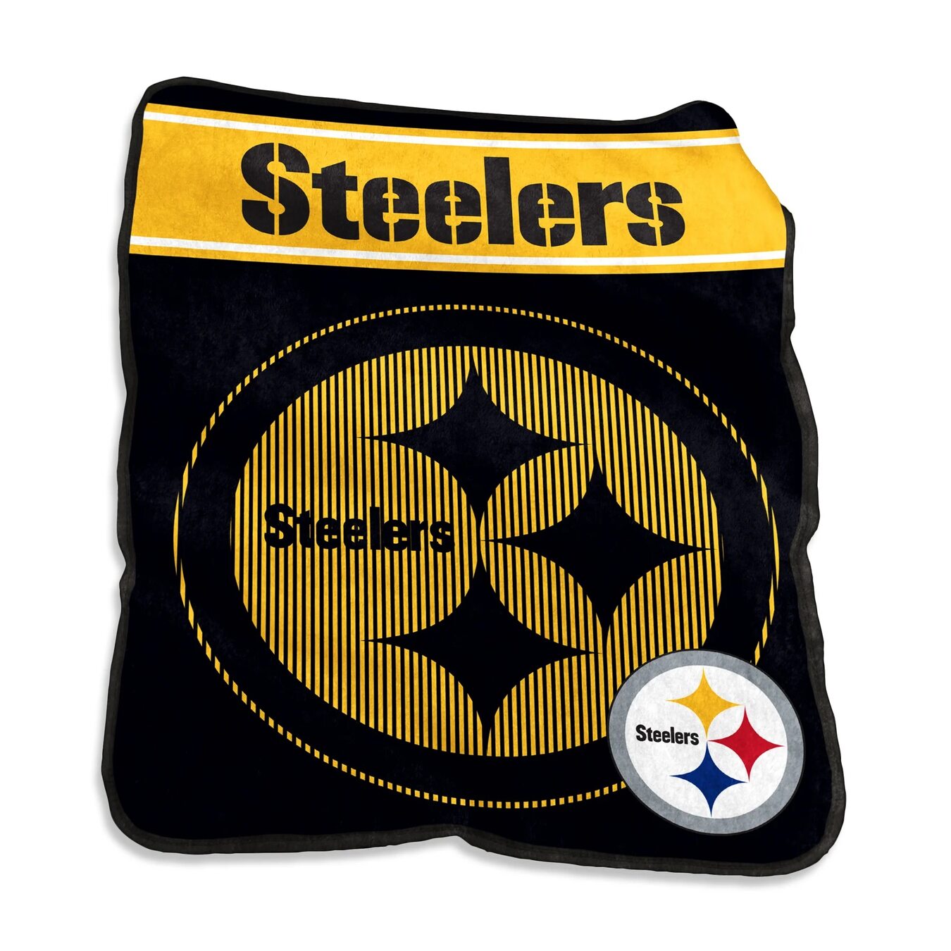 Pittsburgh Steelers Field Day Raschel Throw Blanket 60x80"