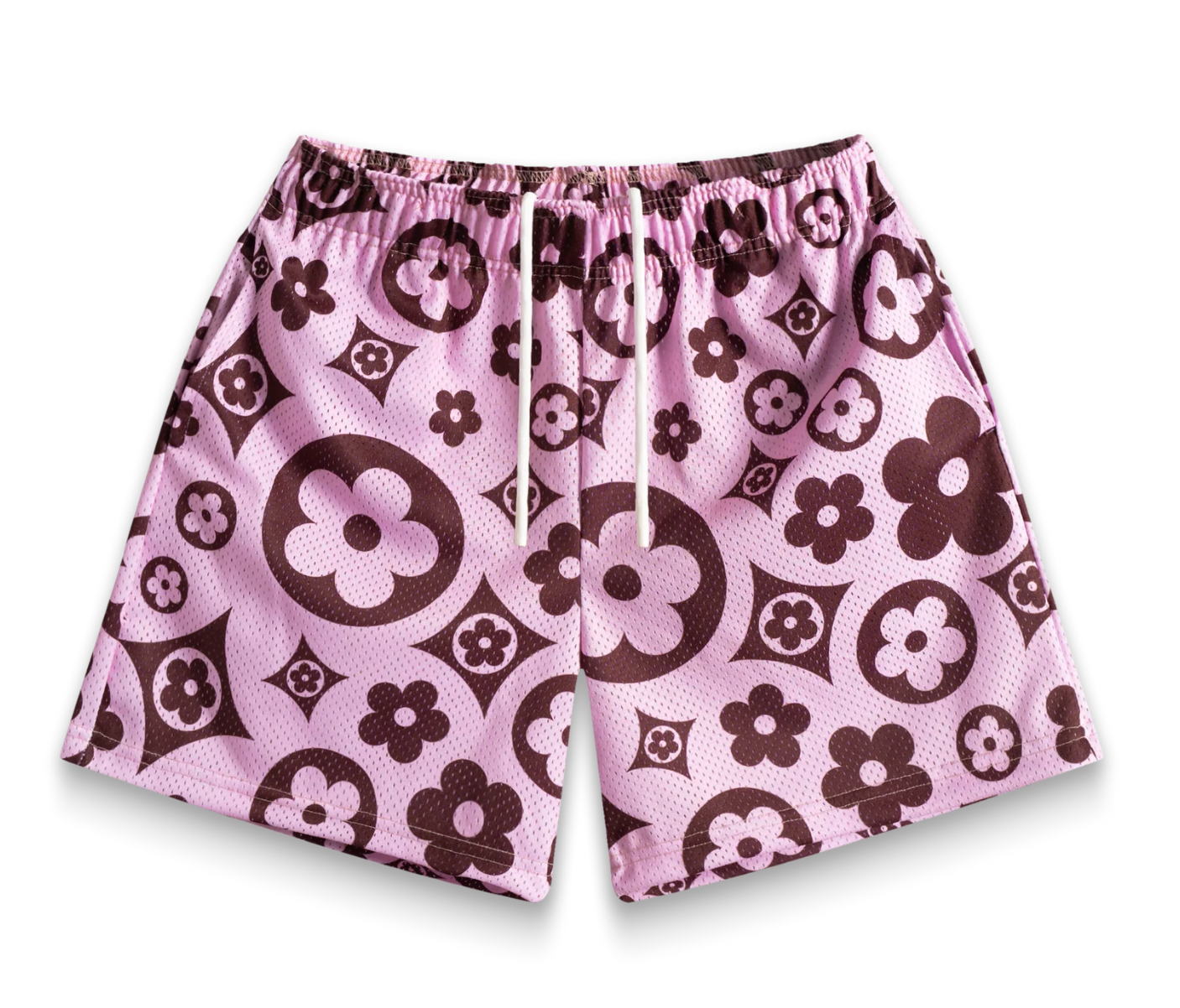 Bravest Studios Pink Flower Shorts