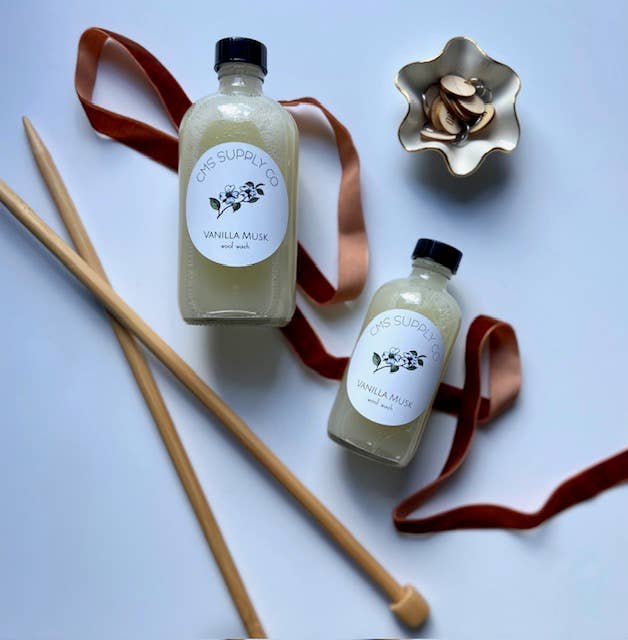 4oz Vanilla Musk Wool Wash