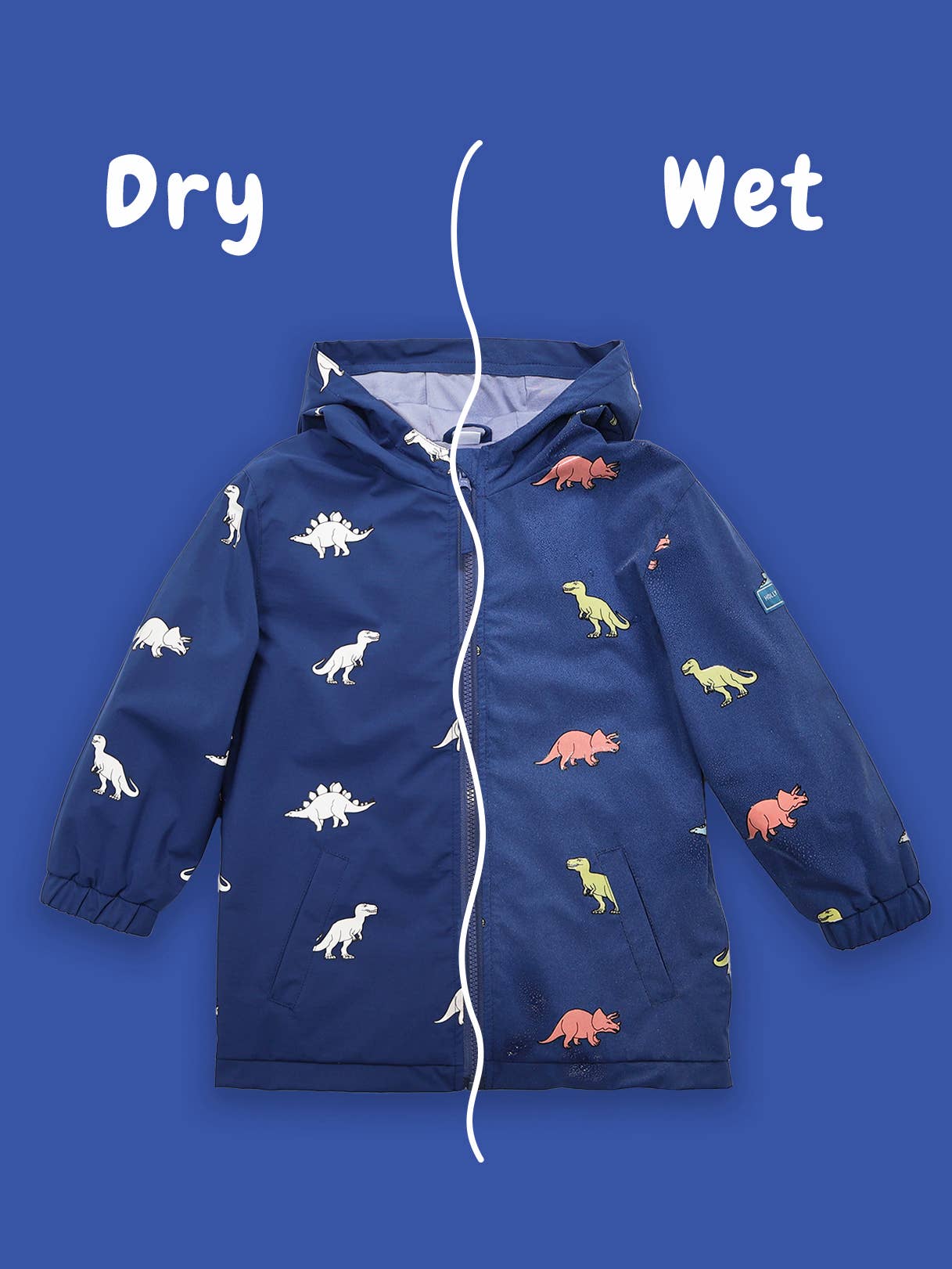 Dinosaur Color Changing Kids Raincoat
