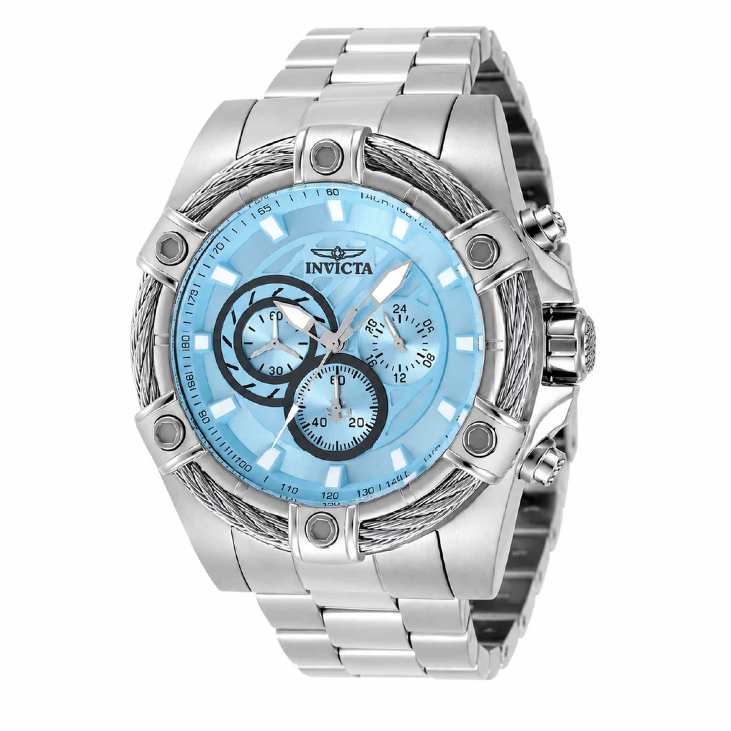 Invicta Bolt Watch - 52mm Steel W/ Impact Case 