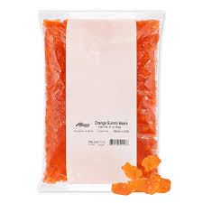 Albanese Orange Gummi Bears 5 Pound Bag Bulk