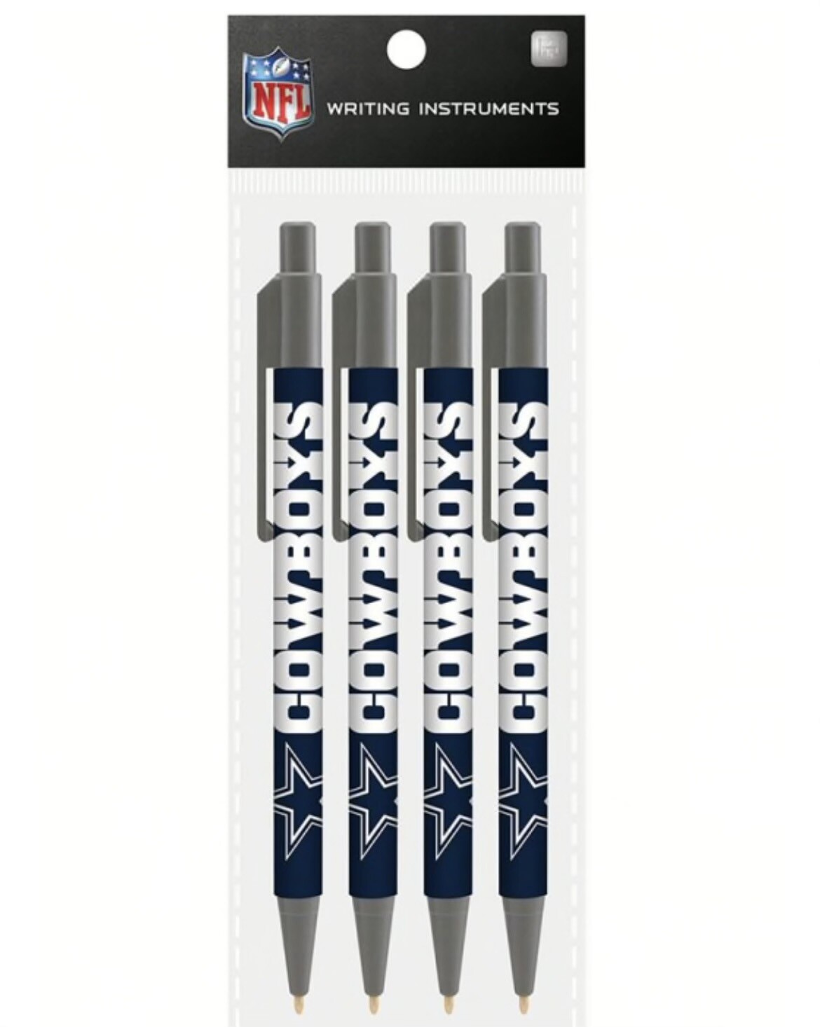 Dallas Cowboys Click Pens 5pk