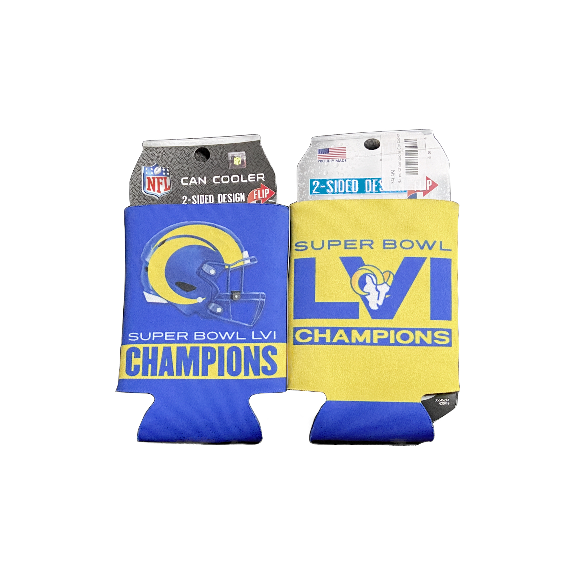 Los Angeles Rams Super Bowl LVI Champions Can Cooler
