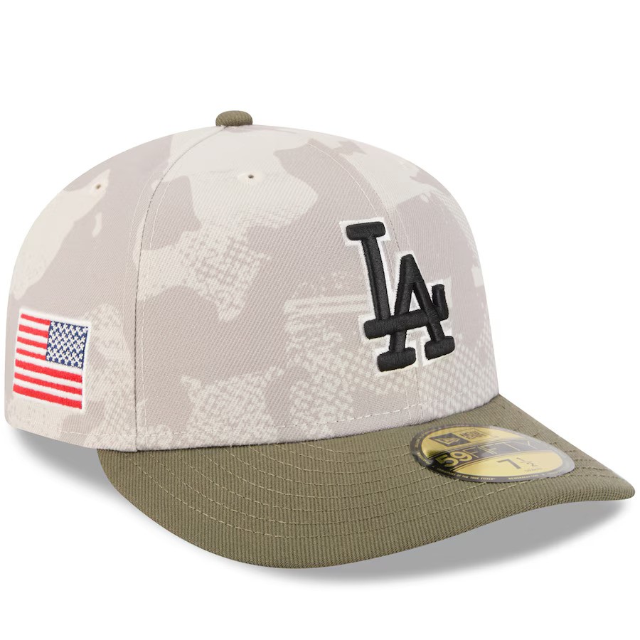 Los Angeles Dodgers 2025 Armed Forces Day New Era 59FIFTY Fitted Hat