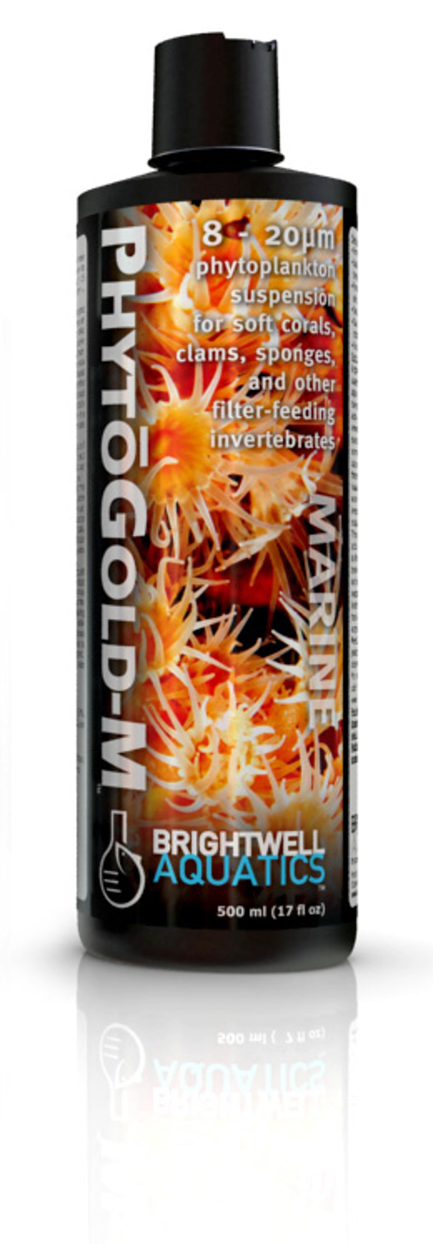 Brightwell Aquatics PhytogOLD-M Golden Phytoplankton (Medium) 8-20 Micron 250ml / 8.45oz