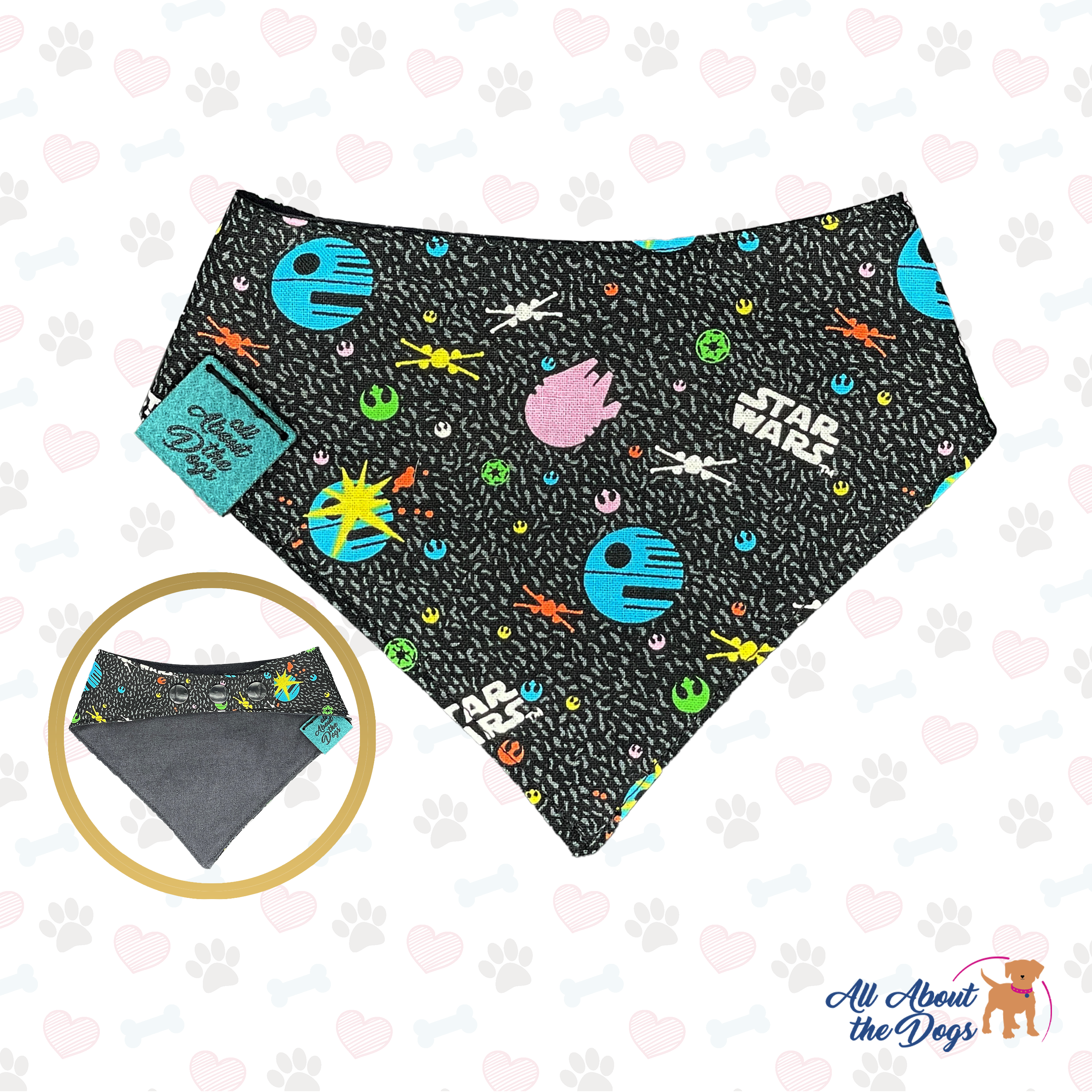 Black with Starwars ships