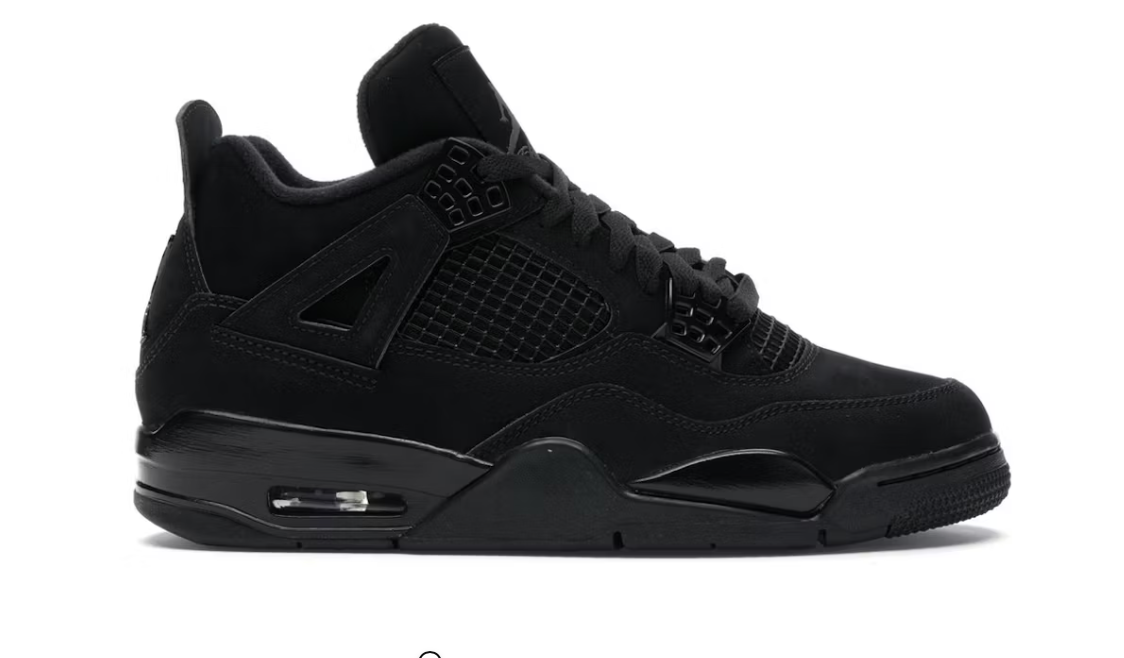 air Jordan black cat size 13 (new)