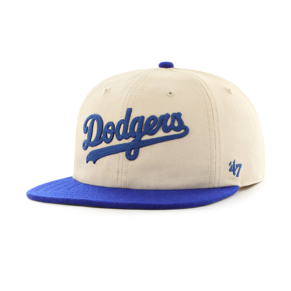 Los Angeles Dodgers Sandstone Fieldstone '47 Captain Snapback Hat