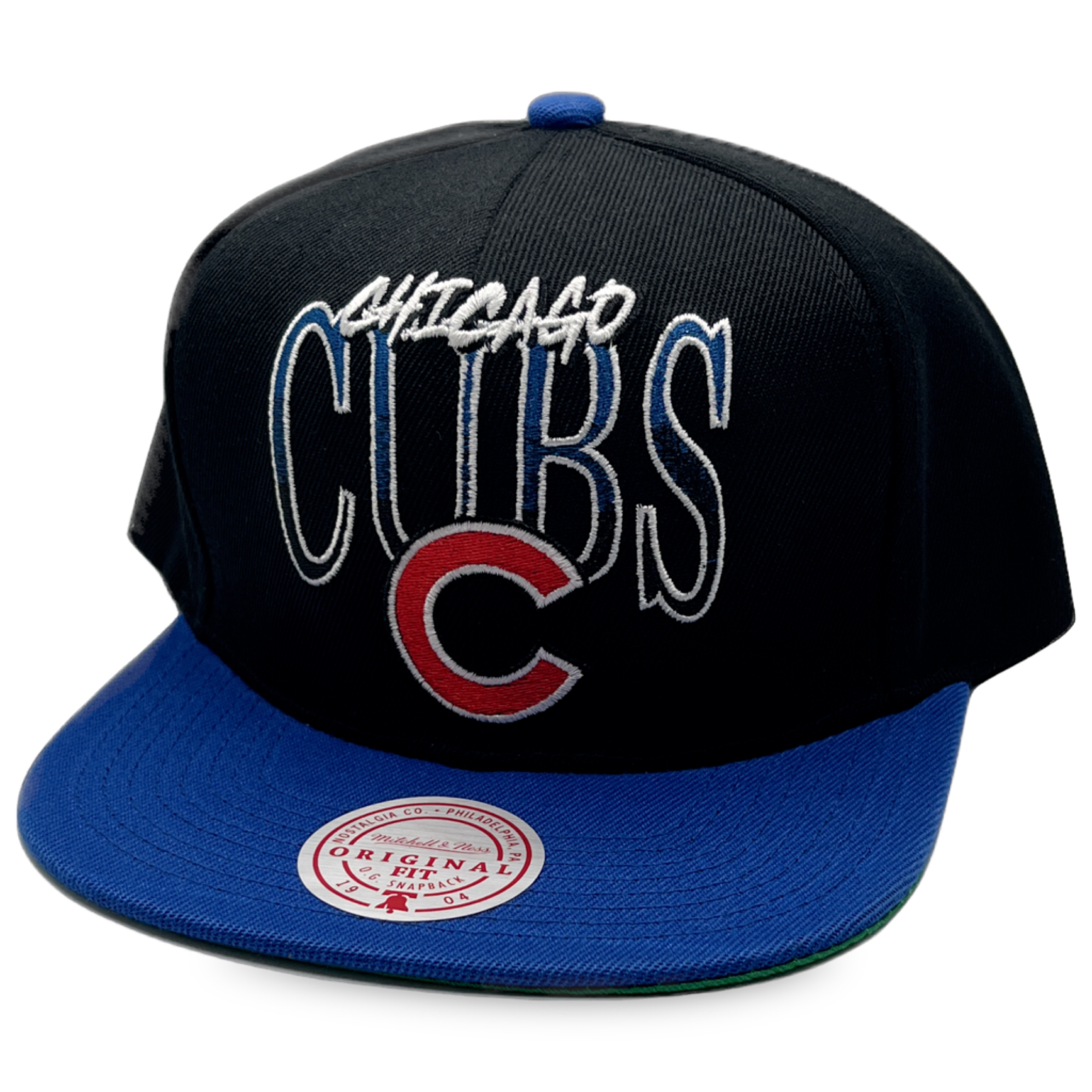 Chicago Cubs Retro Rise Up Mitchell and Ness Snapback Hat