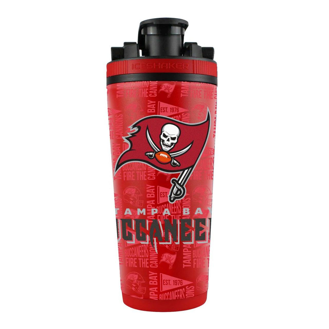 Tampa Bay Buccaneers 4D Stainless Steel Ice Shaker 26oz