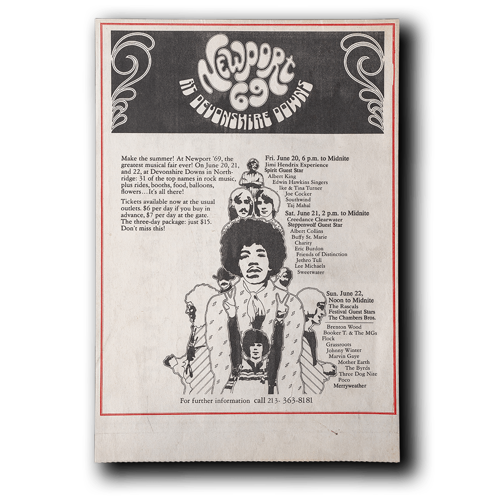 Hendrix, Jimi -- Newport 1969 [Advert]