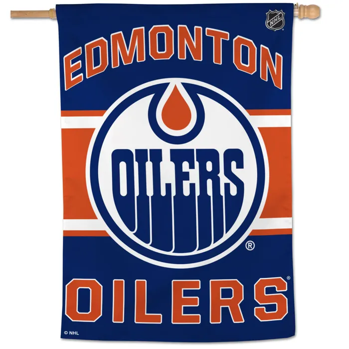 Edmonton Oilers Vertical House Flag 28x40"