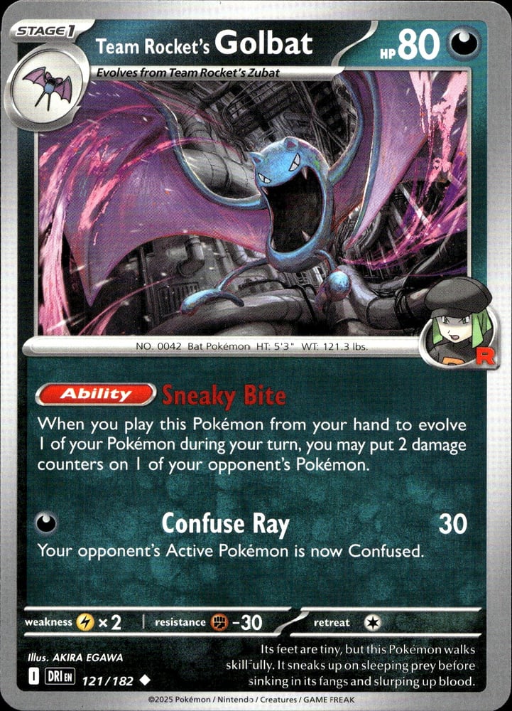 Team Rocket's Golbat - SV10 121/182