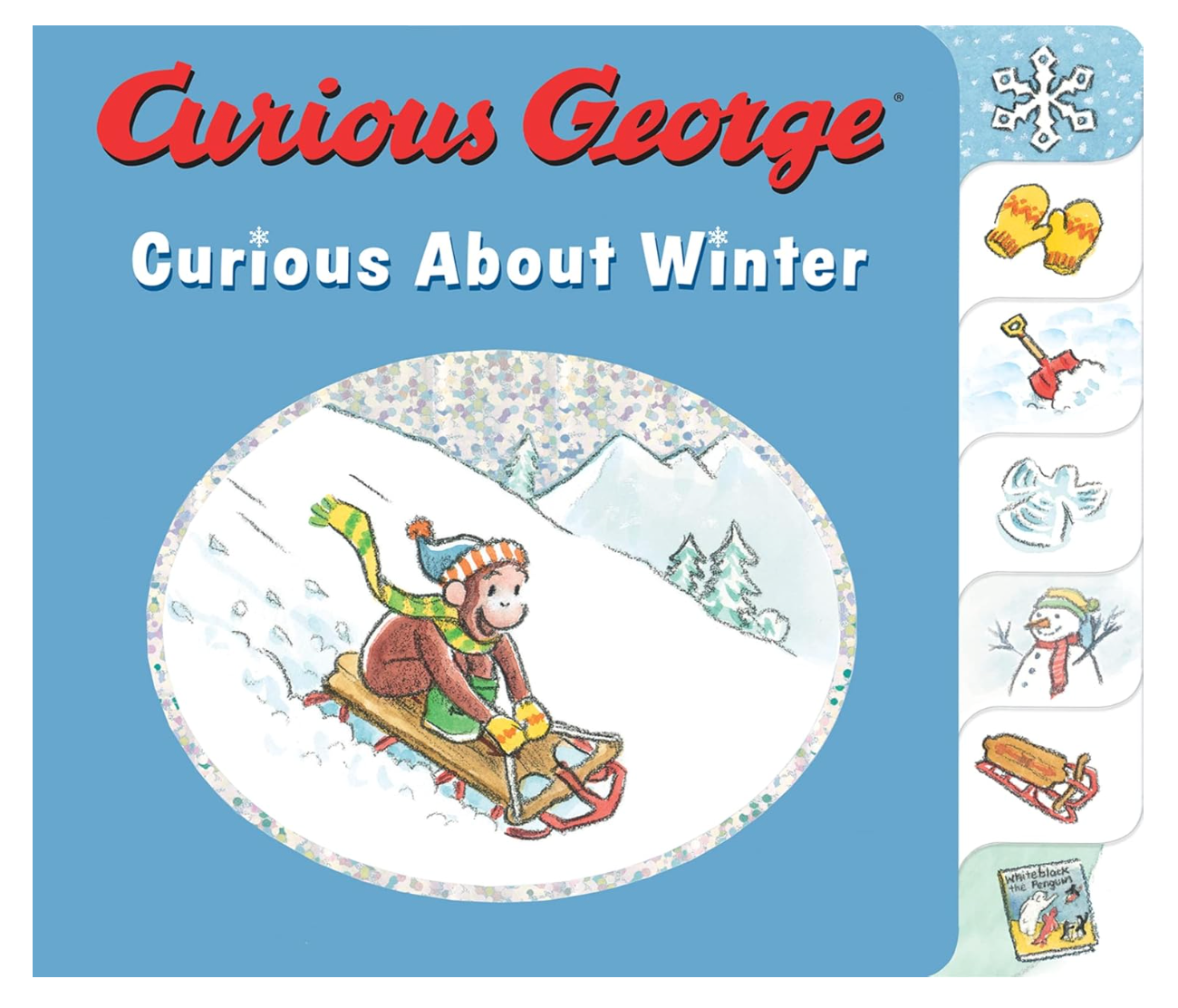 Curious George Curious About Winter: A Winter and Holiday Book for Kids