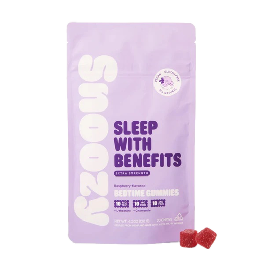 Snoozy Sleep With Benefits 10mg THC/CBD/CBN - Bedtime Gummies 2ct