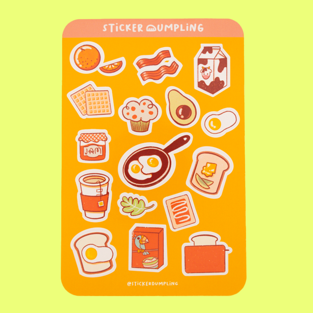 Breakfast Club Sticker Sheet