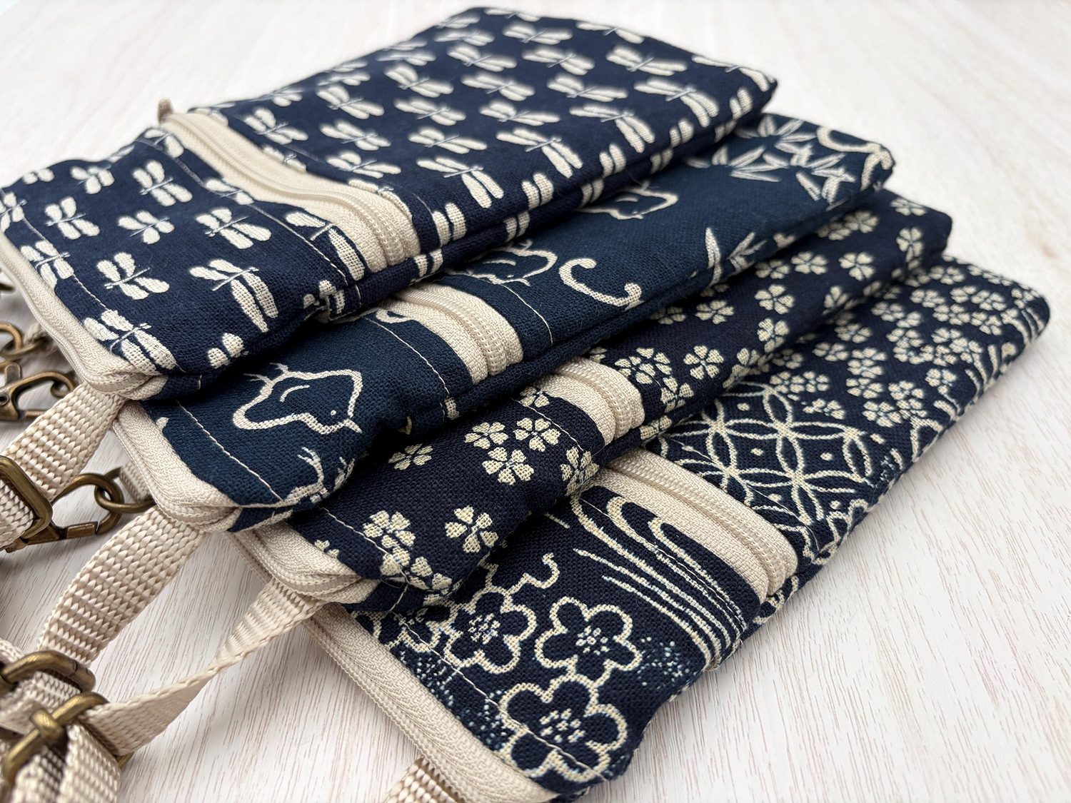 Small Crossbody Bag – Sevenberry Indigo Prints, photo 3 of 11