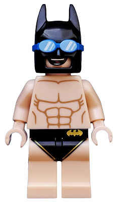 coltlbm30 Swimsuit Batman, The LEGO Batman Movie, Series 2 (Minifigure with Accessories and no stand)