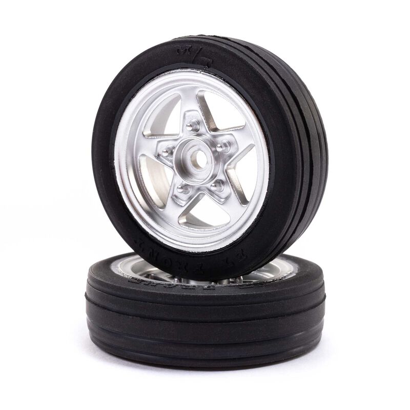 Losi Mickey Thompson Front Tire Premounted Mini Drag Tires LOS41040