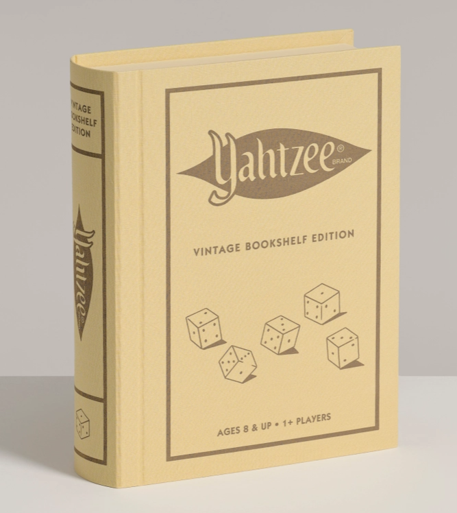 WS Game Company Yahtzee Vintage Bookshelf Edition