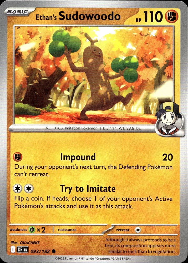 Ethan's Sudowoodo - SV10 93/182