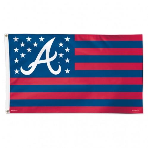 Atlanta Braves Deluxe Americana Flag 3x5'
