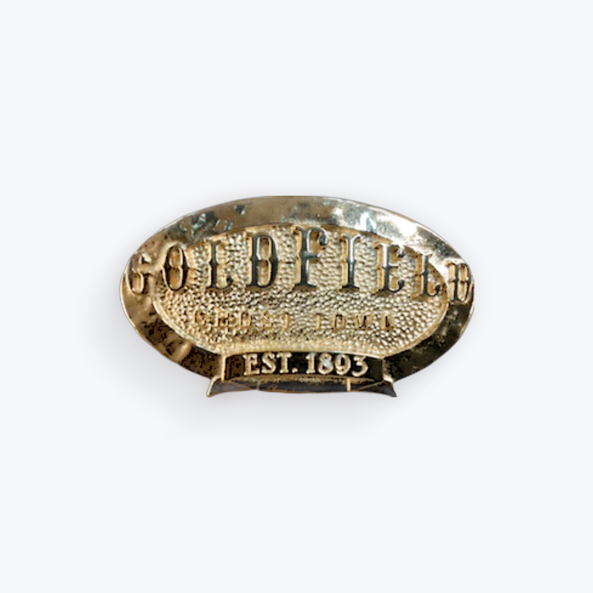 22k Gold Plated GGT Belt Buckle