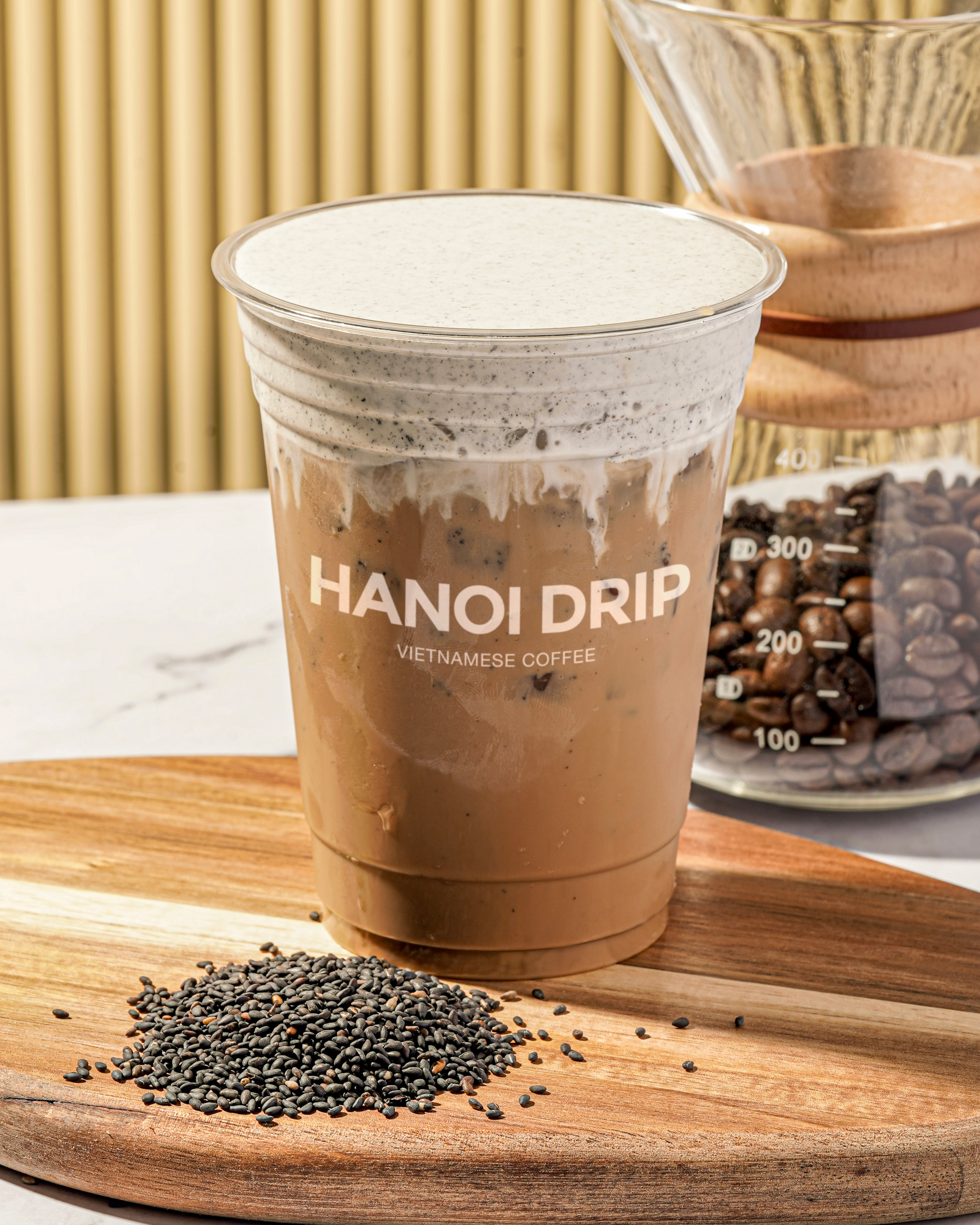 Black Sesame Latte (Ca Phe Me Den)