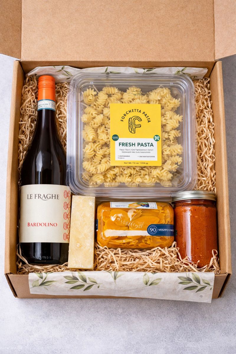 Fresh Pasta Dinner Kit + Wine