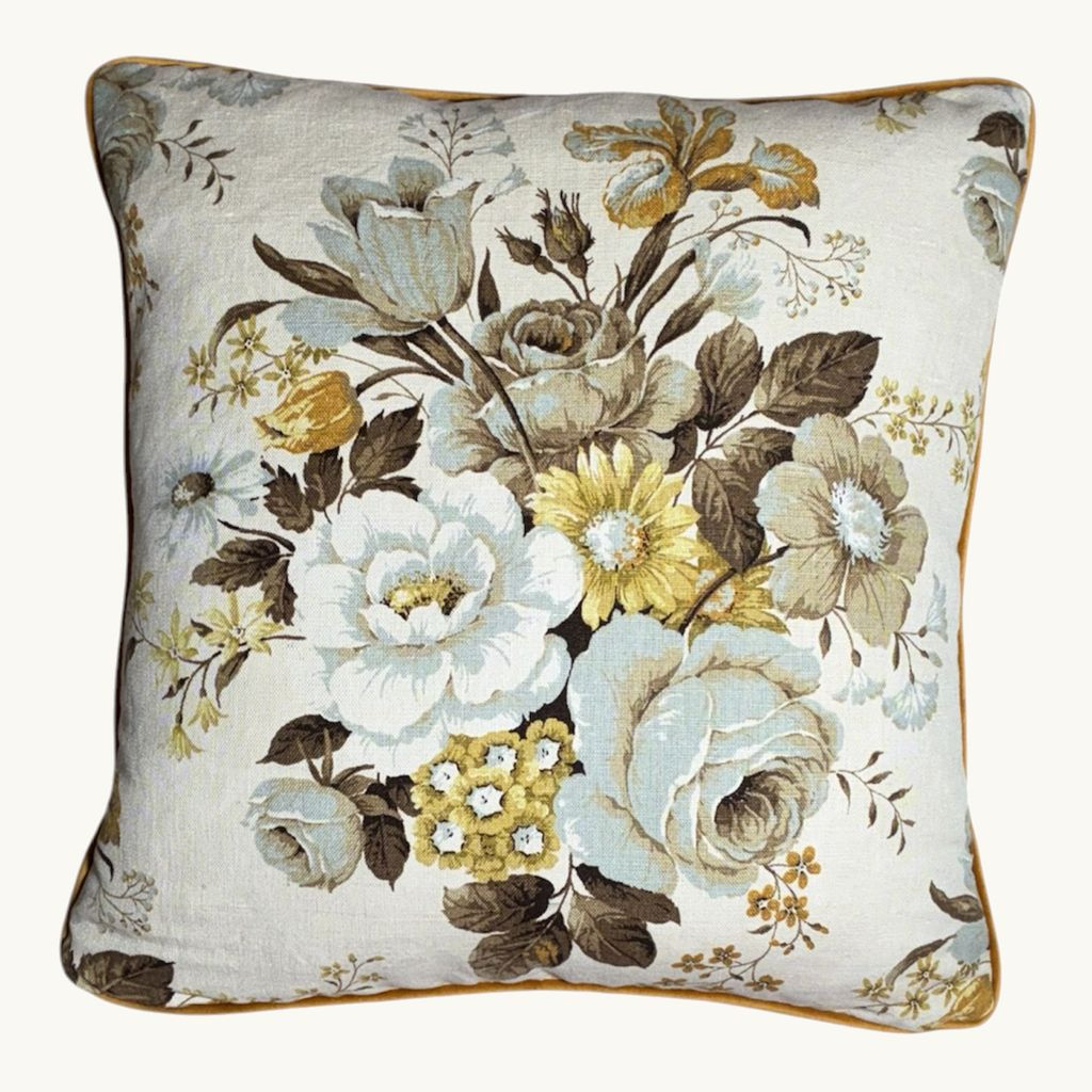 Yellow Floral - Vintage