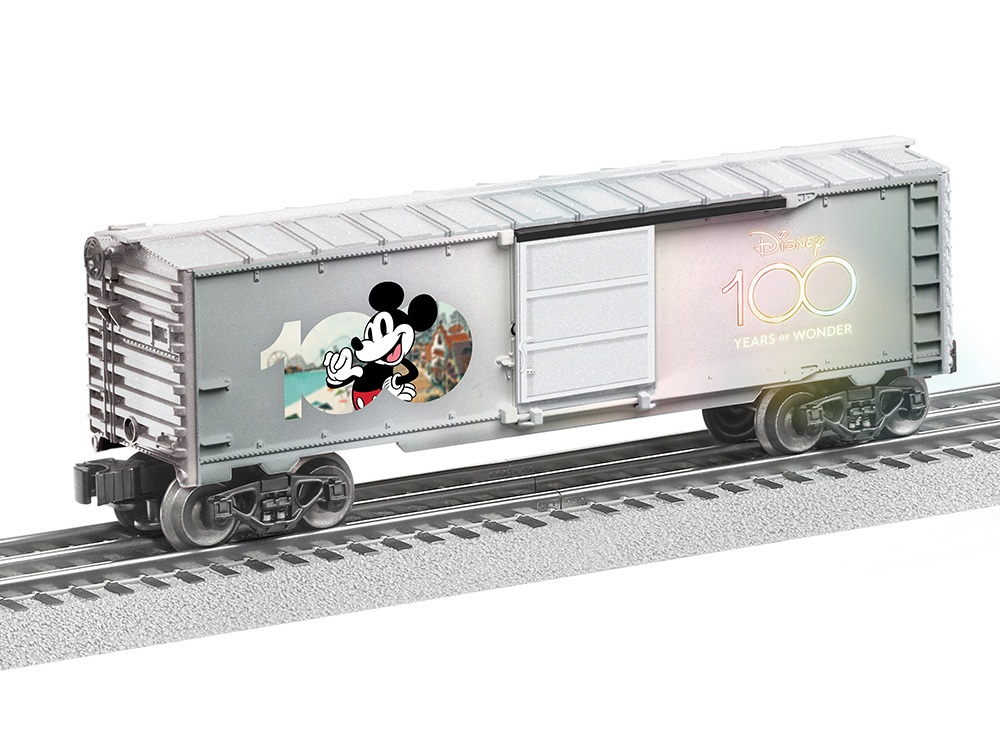 Disney 100 Illuminated Boxcar 2328160 O Scale