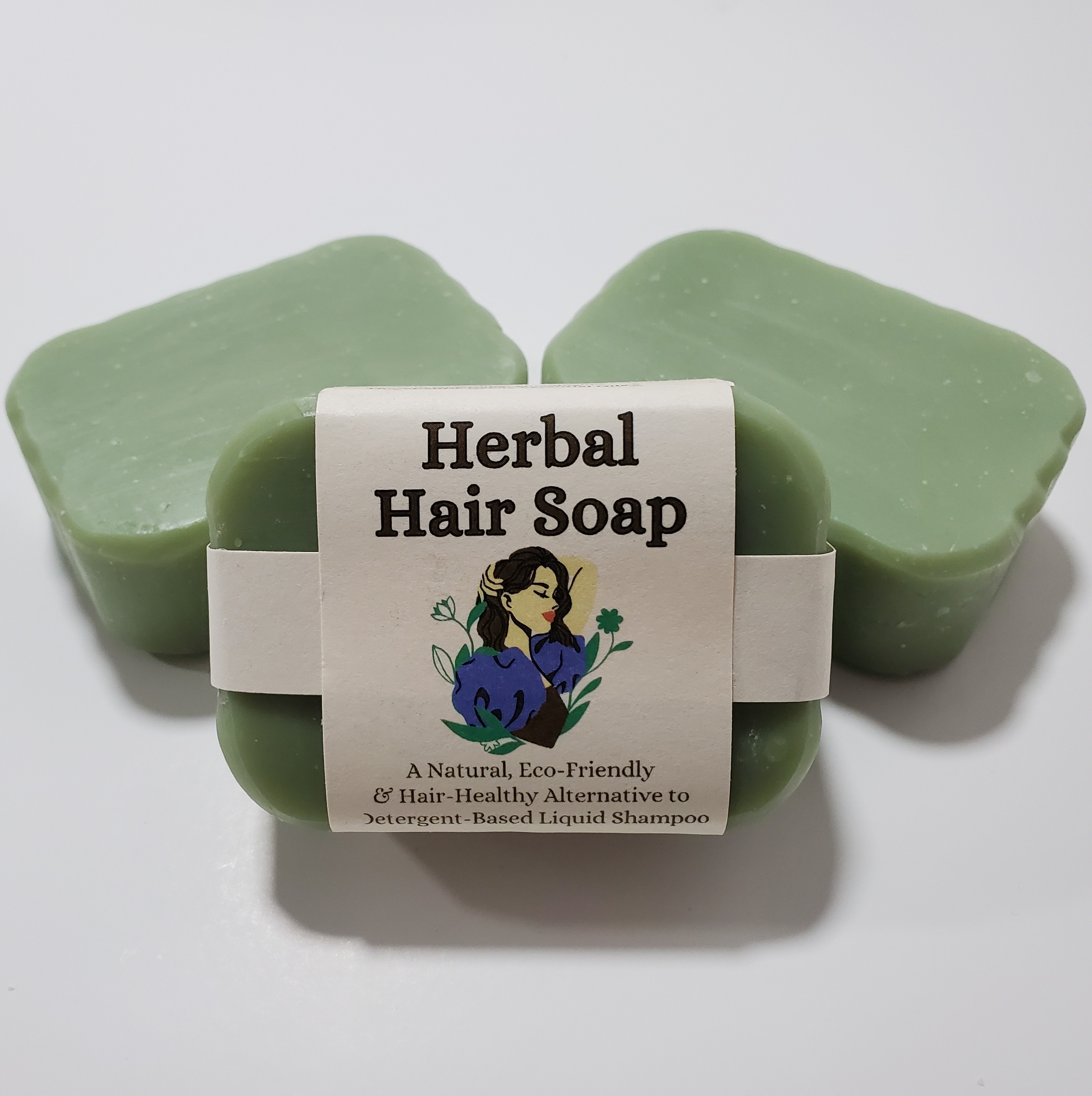 Soap Deluxe - Herbal Hair Bar For Eco-Friendly Natural Hair