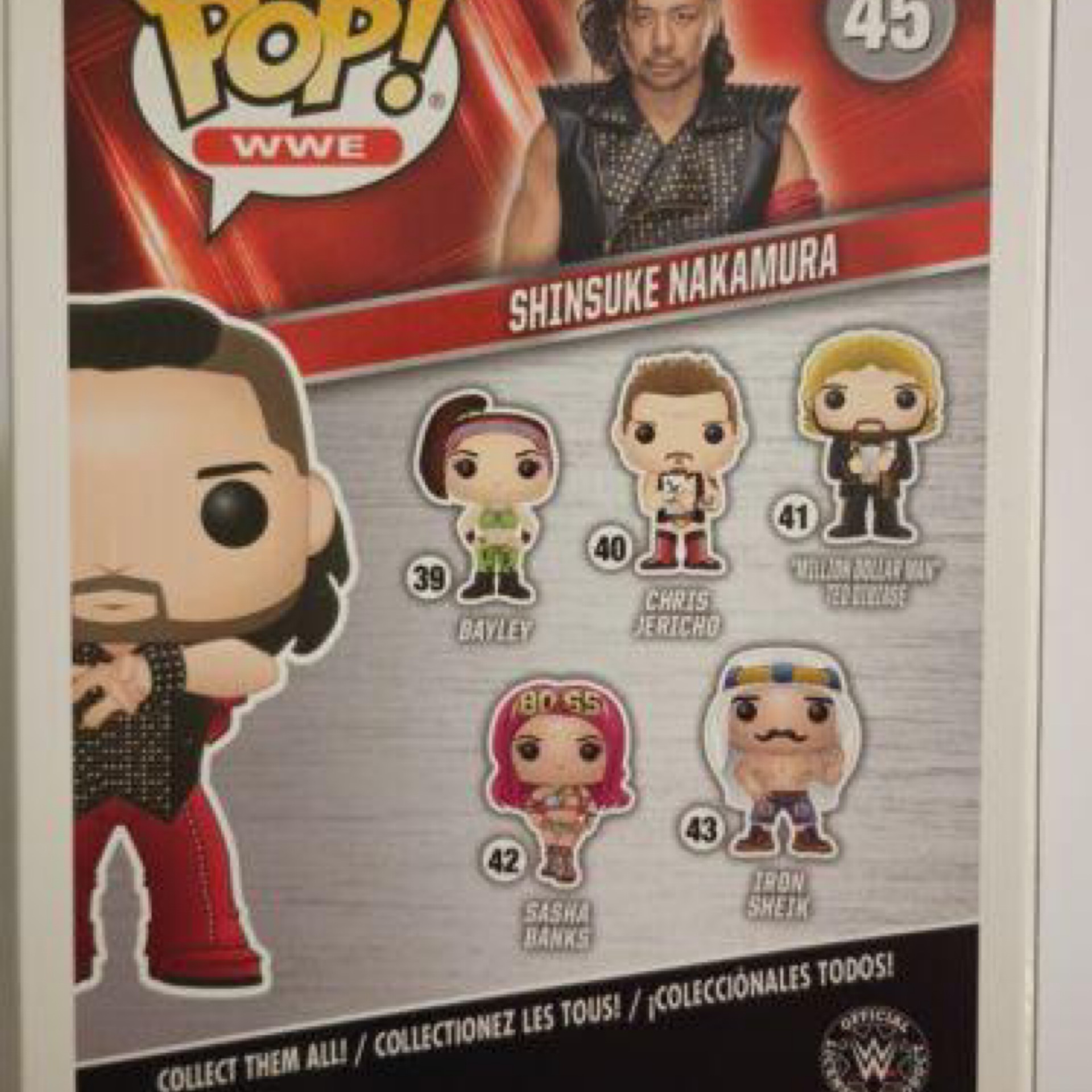 Funko Pop WWE Shinsuke Nakamura # 45 (ToYS R Us) Exclusive Vinyl Figure