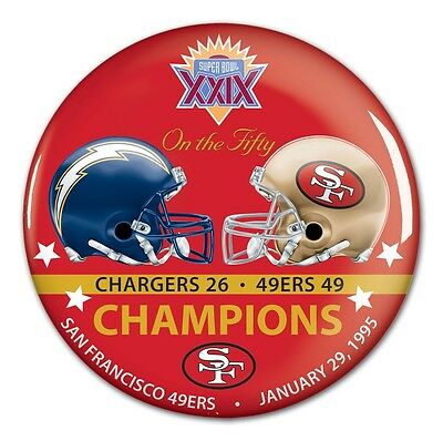 San Francisco 49ers Super Bowl XXIX Champions Button