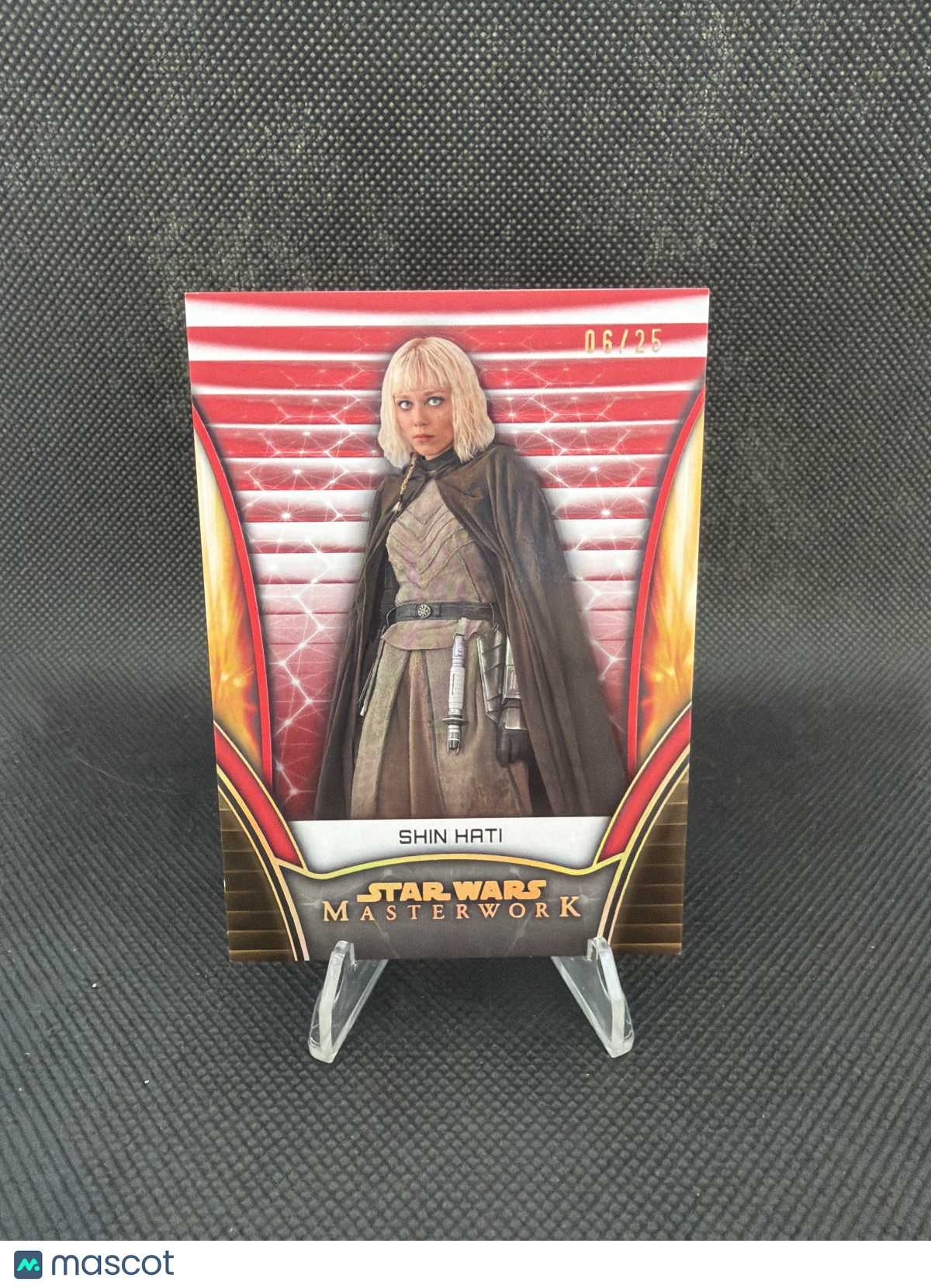 2024 Topps Star Wars Masterwork Shin Hati Red /25