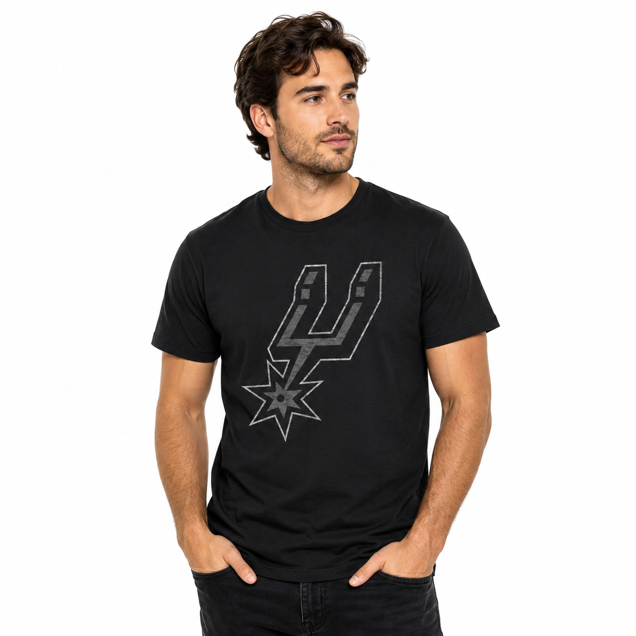 San Antonio Spurs Black Premier '47Brand Franklin Shirt