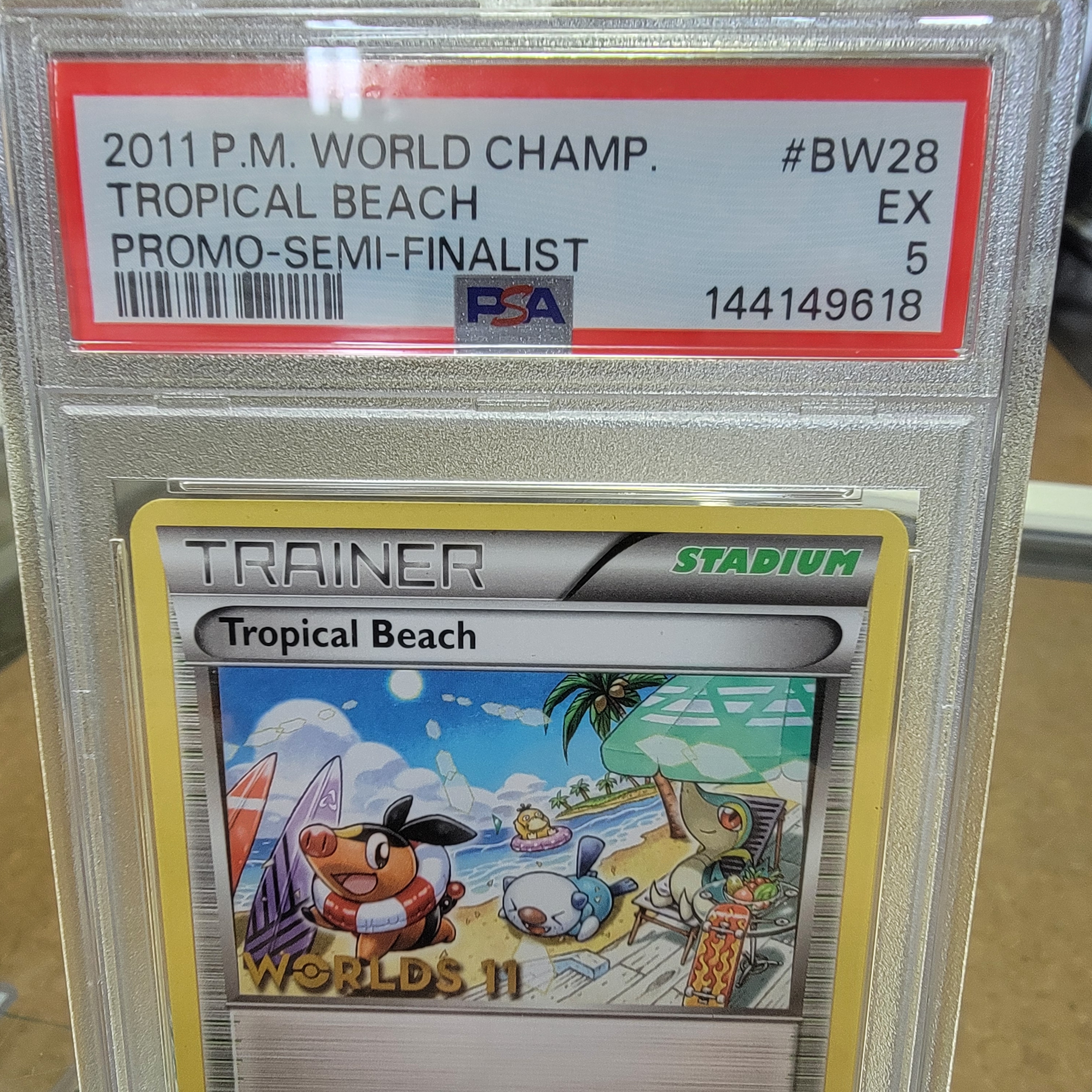 Psa 5 Tropical Beach Promo Graded Card