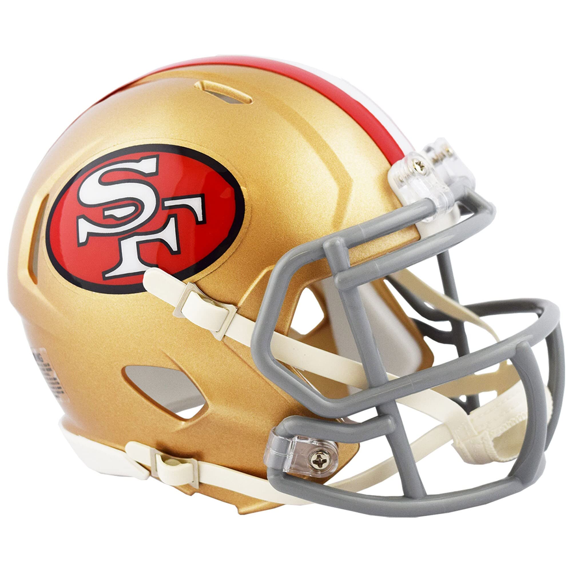 San Francisco 49ers 1964-95 Throwback Riddell Speed Mini Helmet