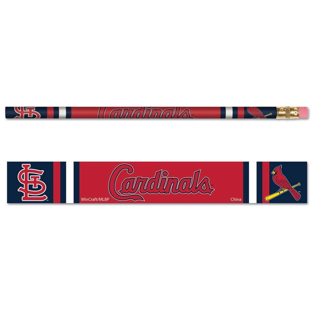 St. Louis Cardinals Pencil 6 Pack