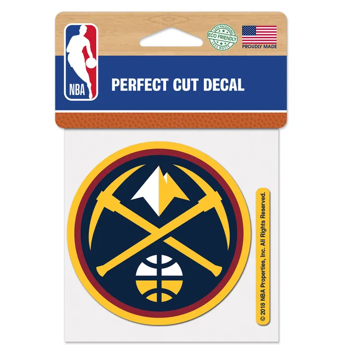 Denver Nuggets Perfect Cut Decal 4x4"