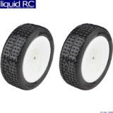 New Associated RB10 Wheels & Tires Front Set B6.3 Aa14 72018