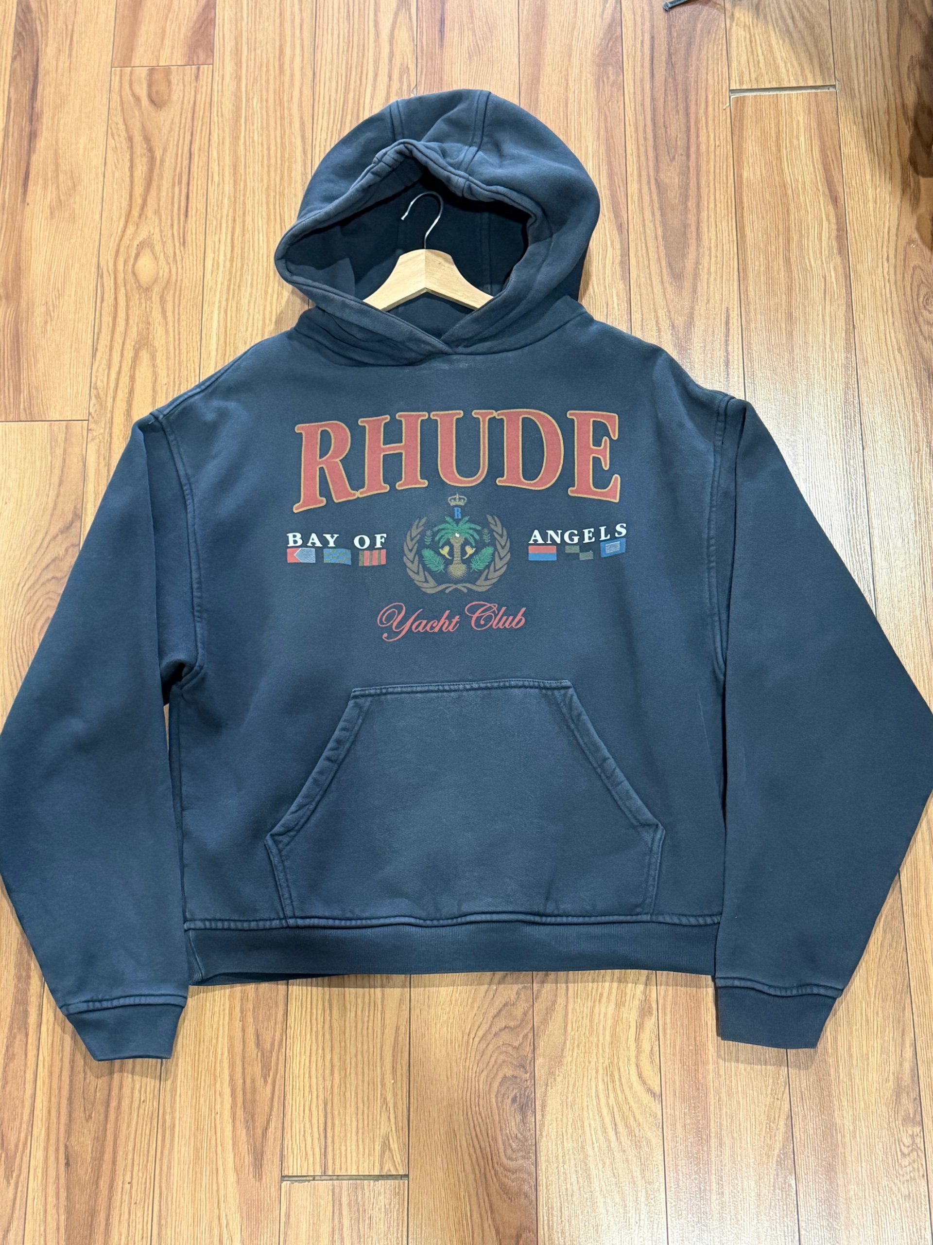 RHUDE Bay Of Angels Yacht hoodie ( USED )