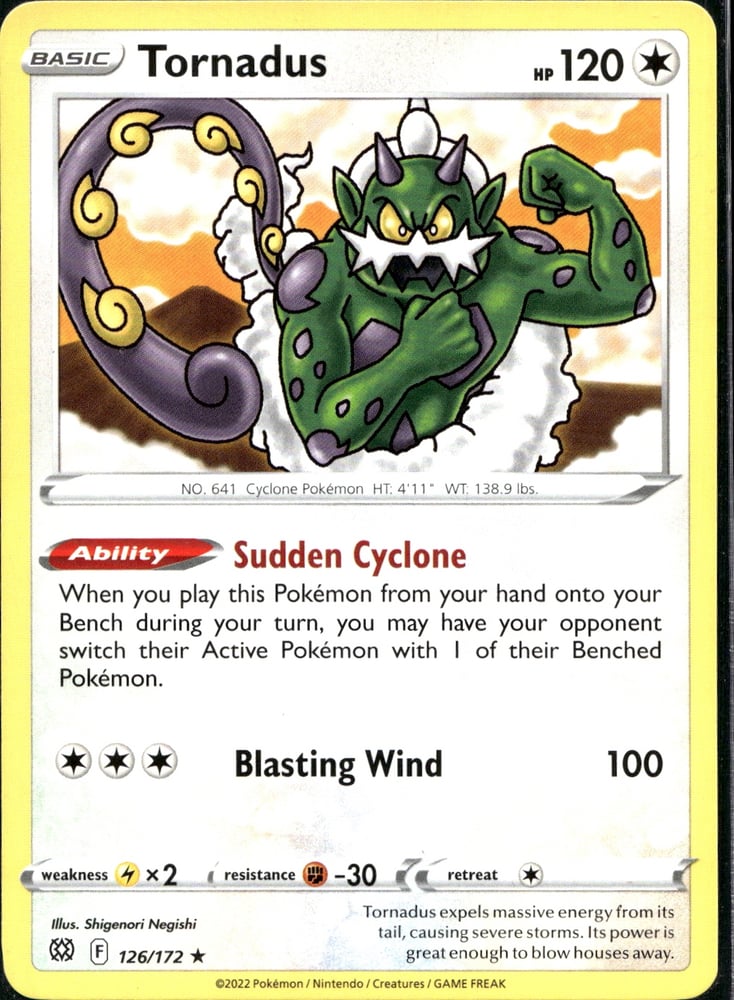 Tornadus - SWSH9 126/172