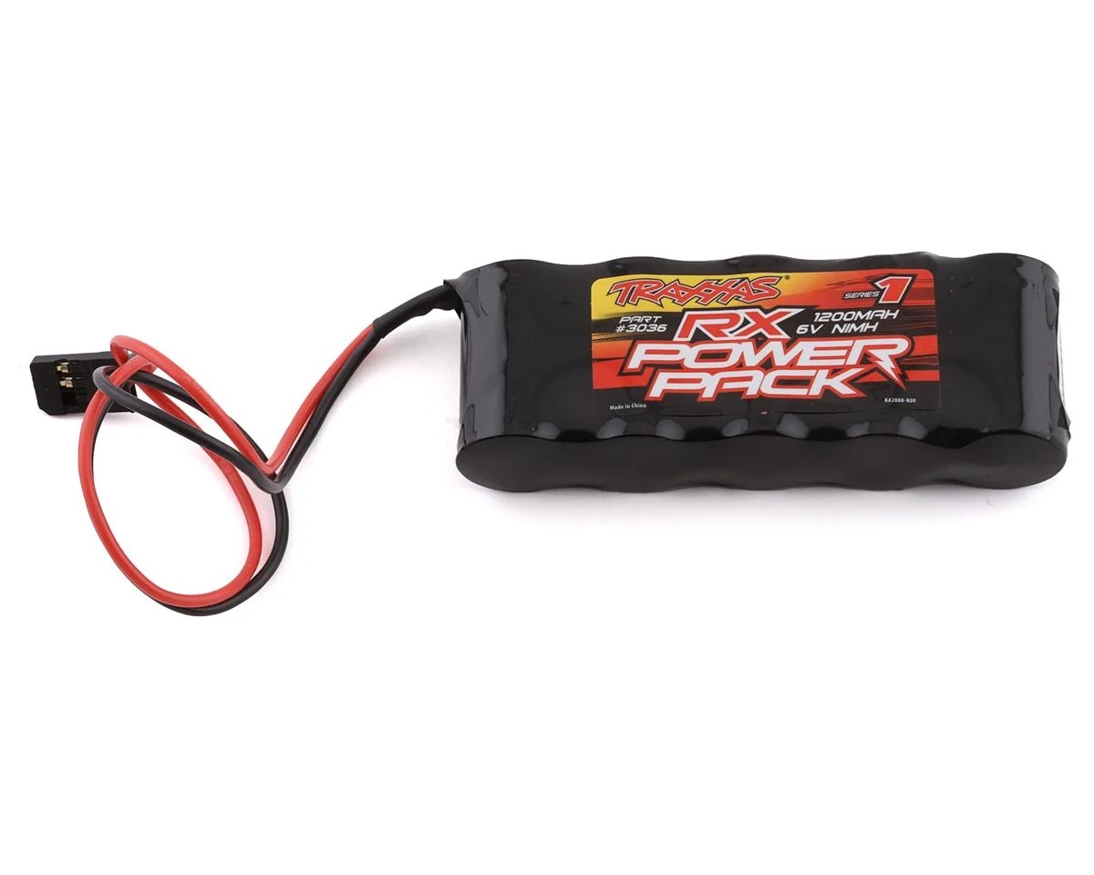 5-Cell NiMH 1200mah RX flat 3036
